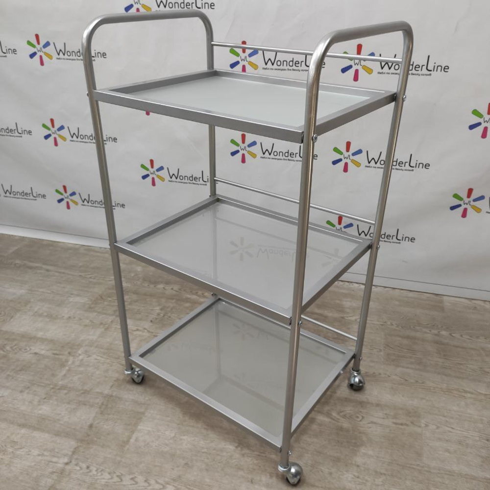 Косметологическая тележка Tertio Silver