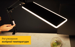 Настольная светодиодная сенсорная LED лампа c функцией работы от повербанка и регулировкой света X-LED-30 SB черная