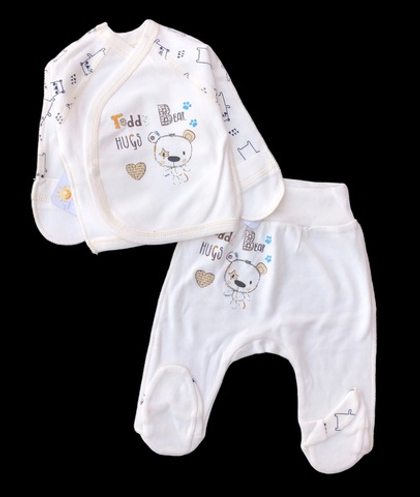 Комплект 2в1: льоля , повзунки "Принт", інтерлок ТМ "Happy ToT" (50 см)