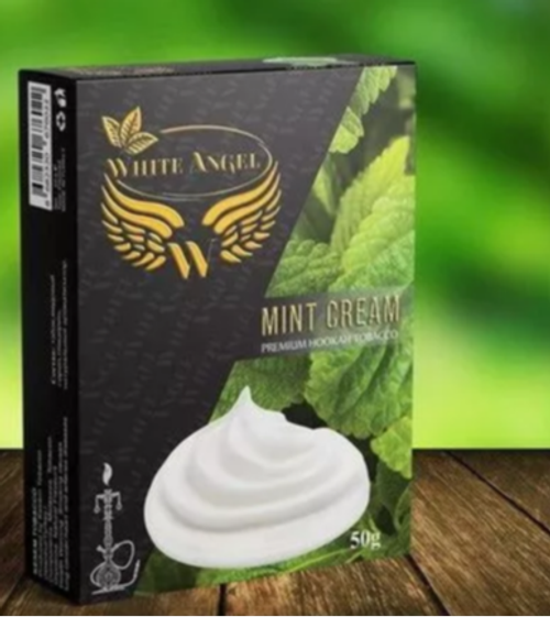 Тютюн White Angel Mint Cream (Вершки М'ята) 50г Термін придатності закінчився