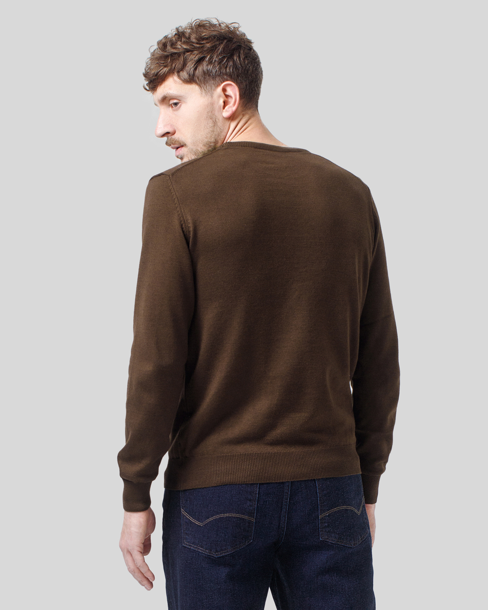 Джемпер чоловічий коричневий (арт. 7662300206)
