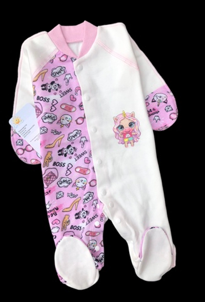 Чоловічок "Принт", інтерлок ТМ "Happy ТОТ" (56 см)