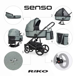 Універсальна коляска 2 в 1 Riko Senso