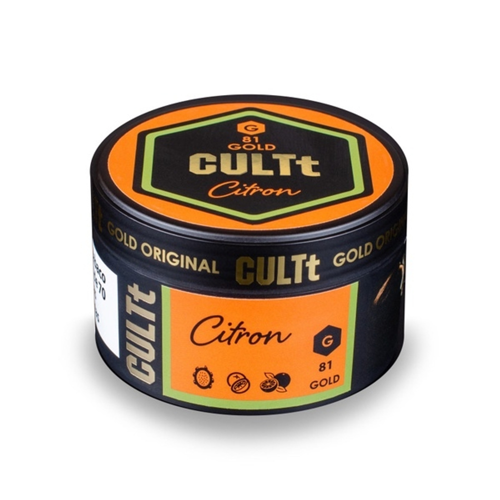 Табак CULTt Gold G81Citron (Культ Питайя Лайм Апельсин) 100г