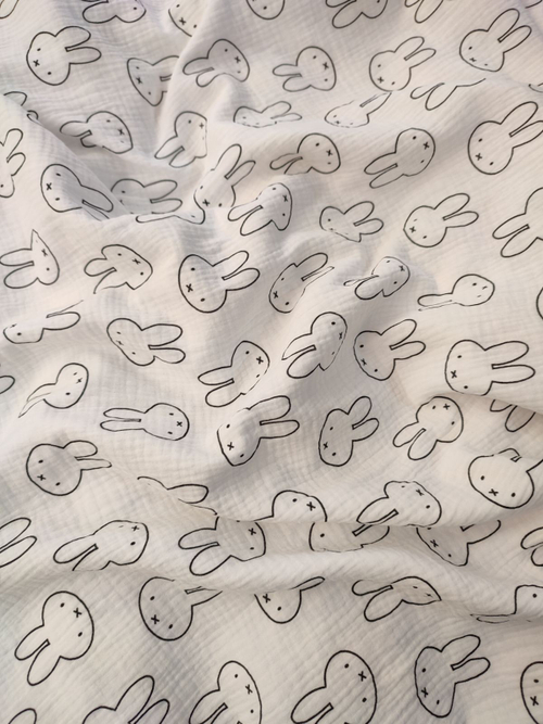 Муслин жатый принт