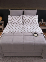 Комплект постельного белья Сатин Velouria Luxe с Одеялом VL011