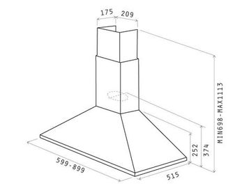 Витяжка ELICA TAMAYA RAIL CRBR/A/60