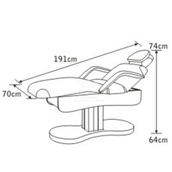 Косметологічна кушетка електрична ZD-8103