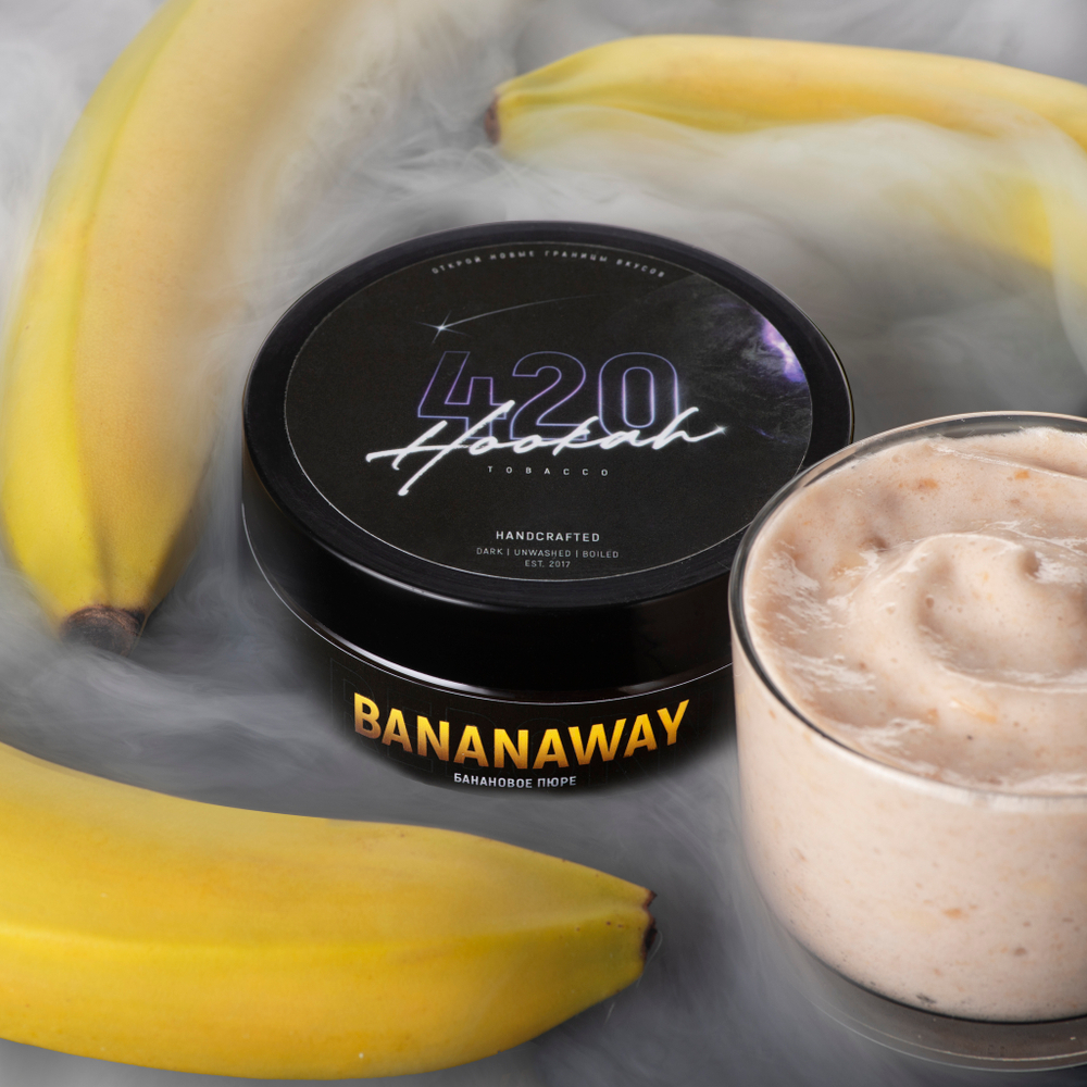 Купить табак для кальяна 420 Банан (Bananaway) по низкой цене с быстрой доставкой