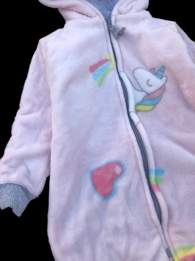 Комбінезон з капюшоном "Єдиноріжки", велсофт, бавовна ТМ "P4"