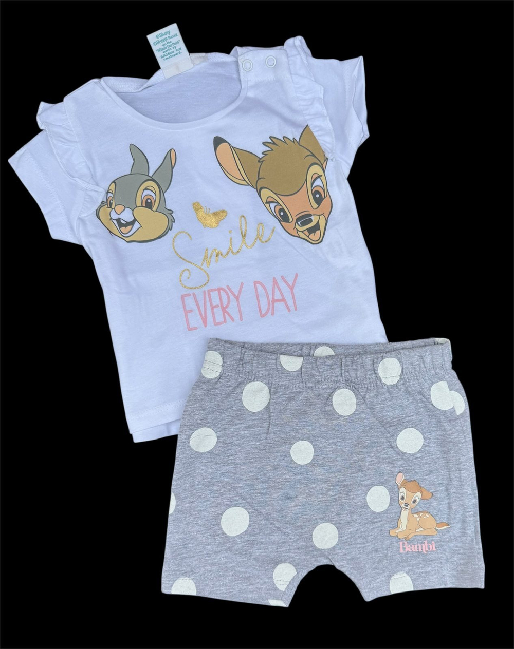 Костюм 2в1: футболка, шорти "Smile", бавовна ТМ "Disney"