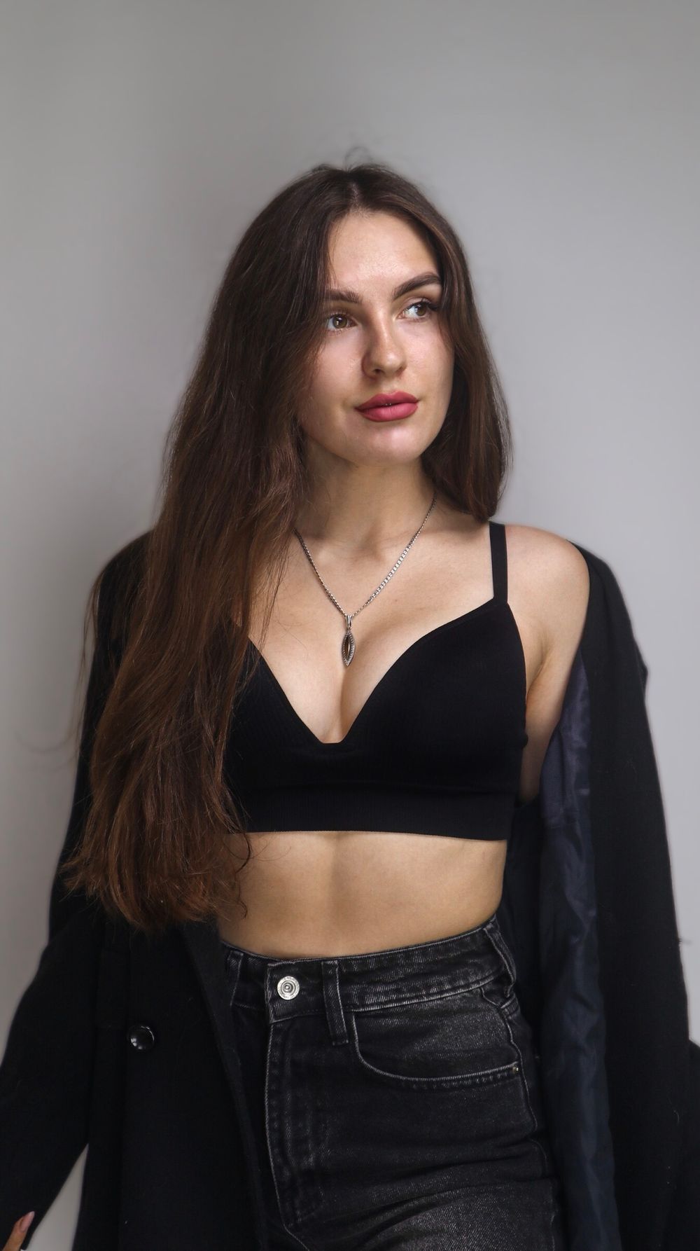 Топ-бюстгальтер в рубчик