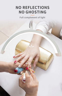 Бестеневая Led лампа для бьюти мастера универсальная HD-M2X 20W диск white