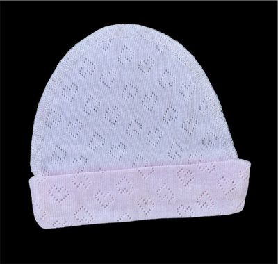 Шапочка, рібана трансфер "Happy ToT" (0-3 міс, 38 см)