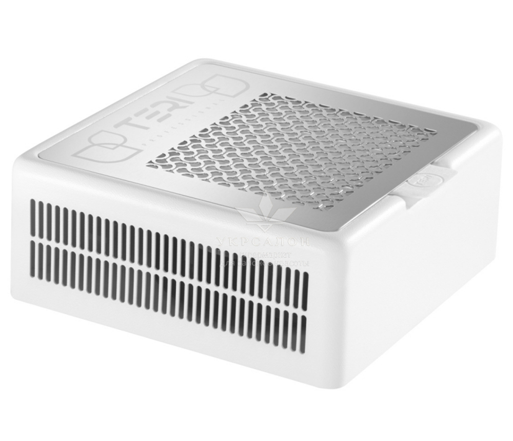 Настольная маникюрная вытяжка с HEPA фильтром Teri 800, цвет белый (сетка металлик)