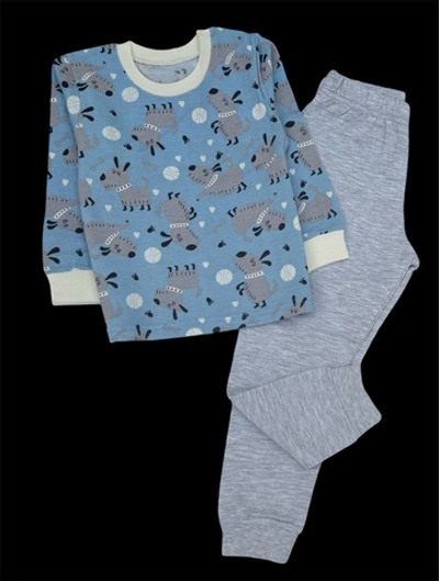 Костюм для дому та сну (піжама) "Собачки", двунитка з начосом ТМ "Ua" (92 см)