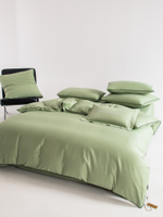 Комплект постельного белья Однотонный Сатин Элитный OCE012