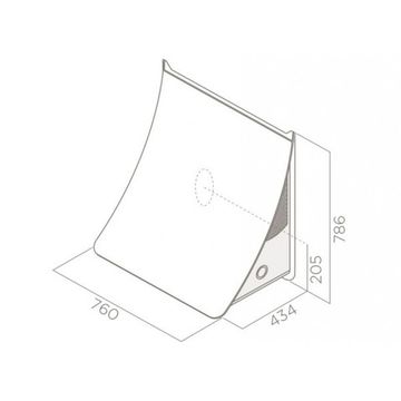 Витяжка ELICA NUAGE PAINTABLE/F/75