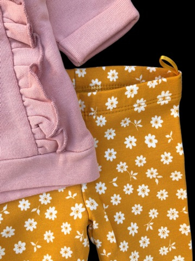 Костюм 3в1: світшот, штани, пов'язка, двунитка з начосом ТМ "C&A" (62 см)