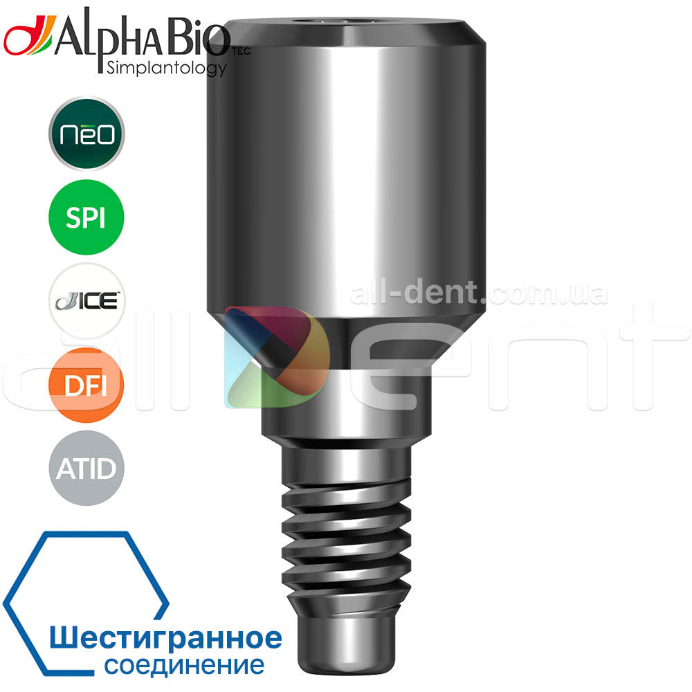 Формирователь десны AlphaBio Шестигранное соединение (IH) 114