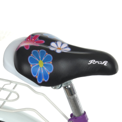 Детский велосипед для девочки Profi Blossom 16 дюймов с багажником Y16303, Y16302