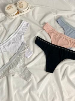 Стрінги з блискучою вставкою