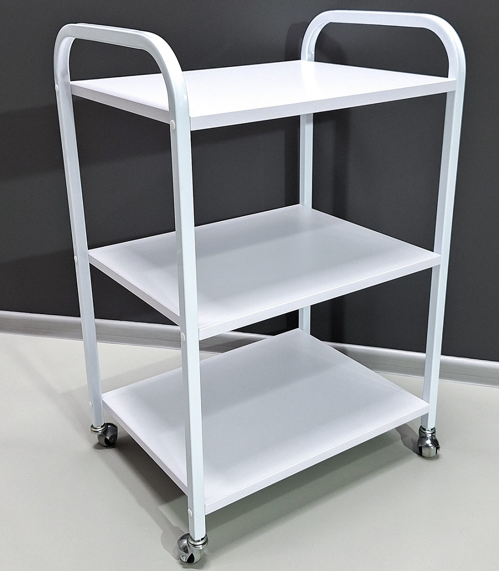 Косметологическая тележка R-24 white