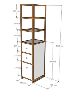 Витрина для салона красоты Orchid