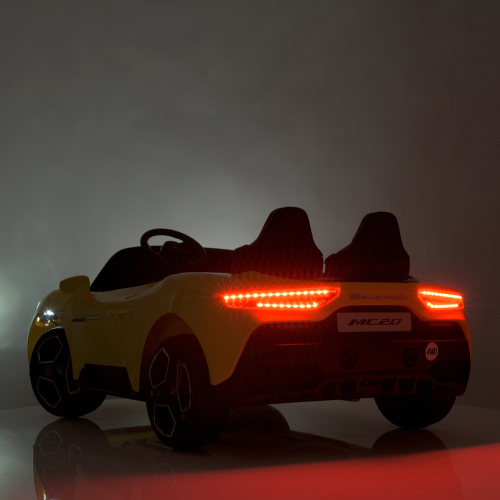 Детский двухместный электромобиль суперкар Maserati MC20 4WD M 4993EBLR