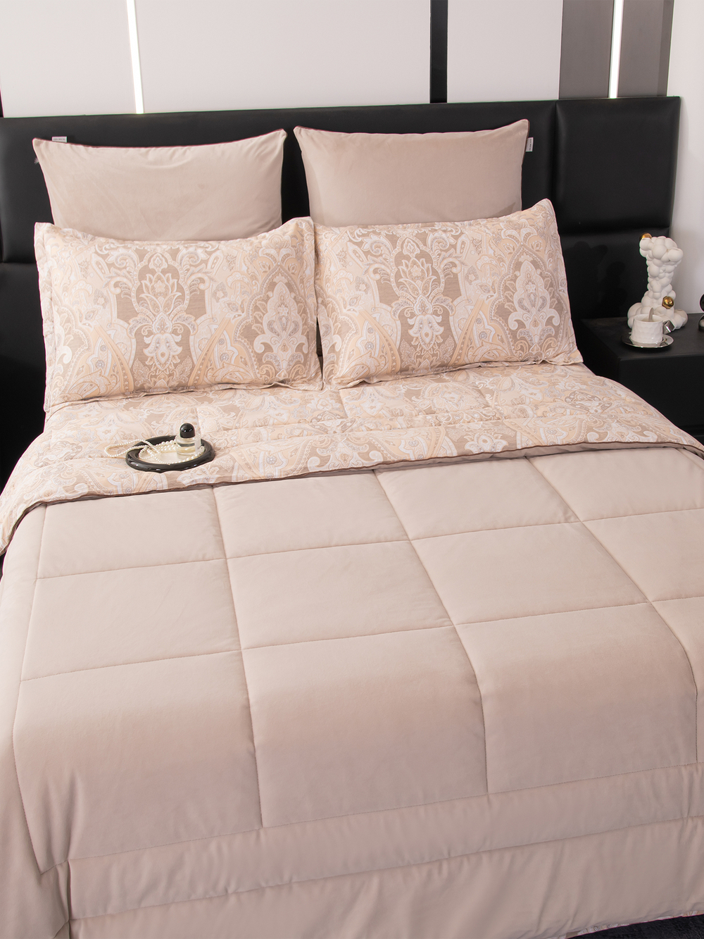 Комплект постельного белья Сатин Velouria Luxe с Одеялом VL003