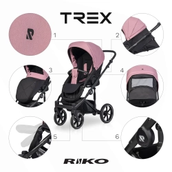 Универсальная коляска 2 в 1 Riko Trex