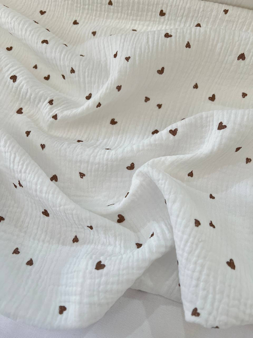 Муслин жатый принт