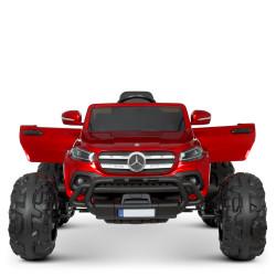 Дитячий електромобіль джип позашляховик Mercedes Monster Truck 480W 2 мотора (24V) автофарбування корпусу
