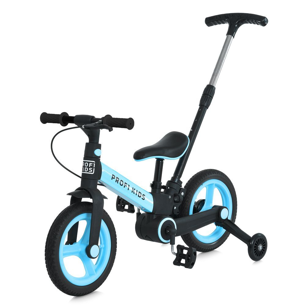 Дитячий велосипед-трансформер Profi Kids MB 1021 з батьківською ручкою