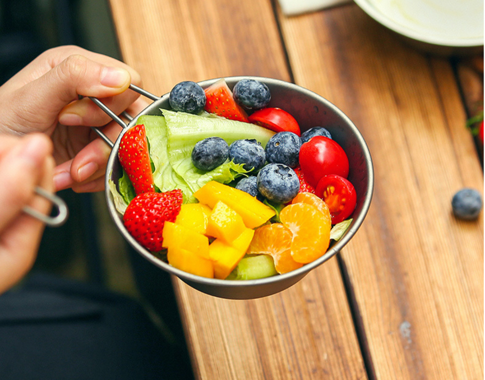 Миска с ручкой для пикника 300мл