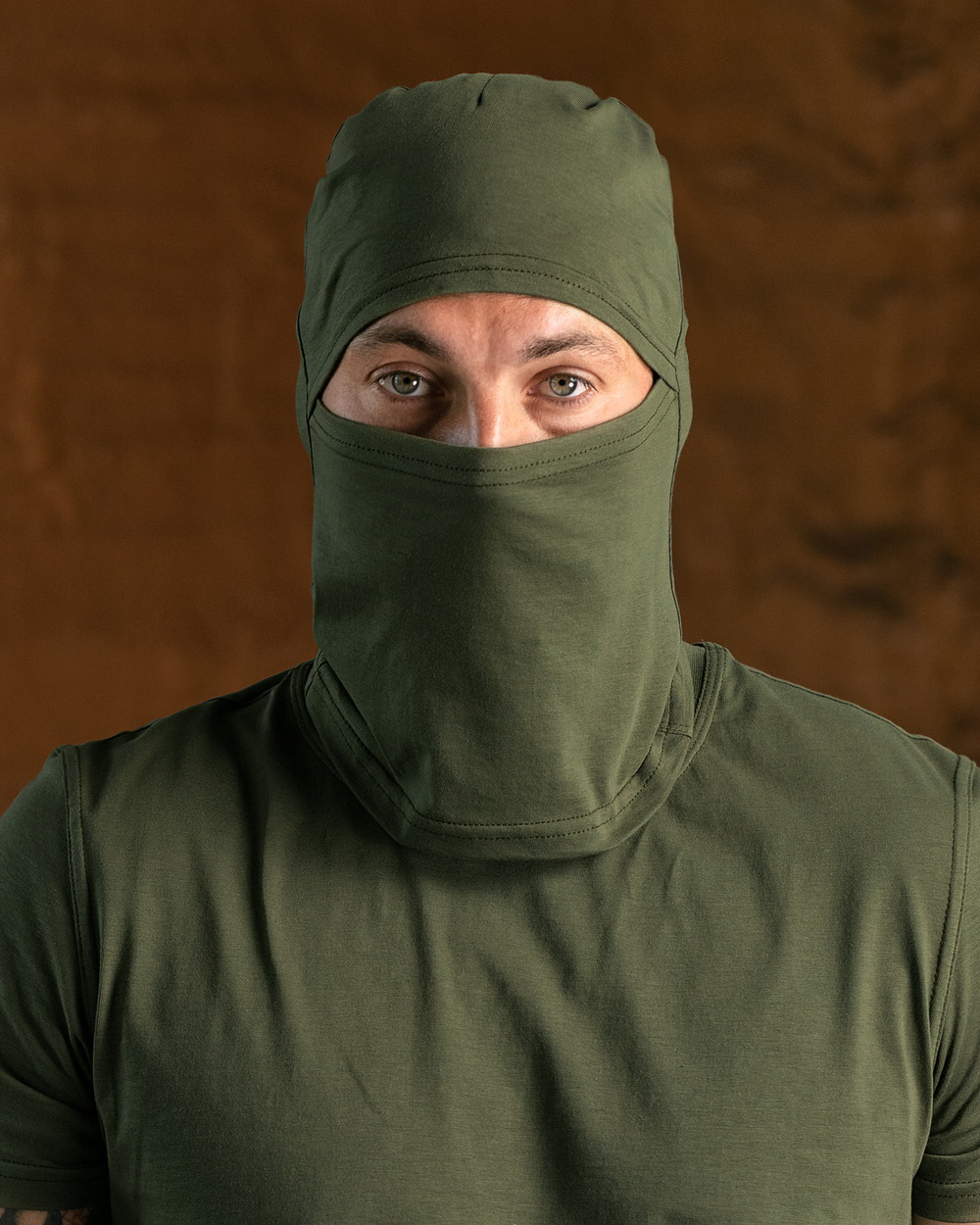 Балаклава кольору хакі чоловіча (арт. 3962200101)