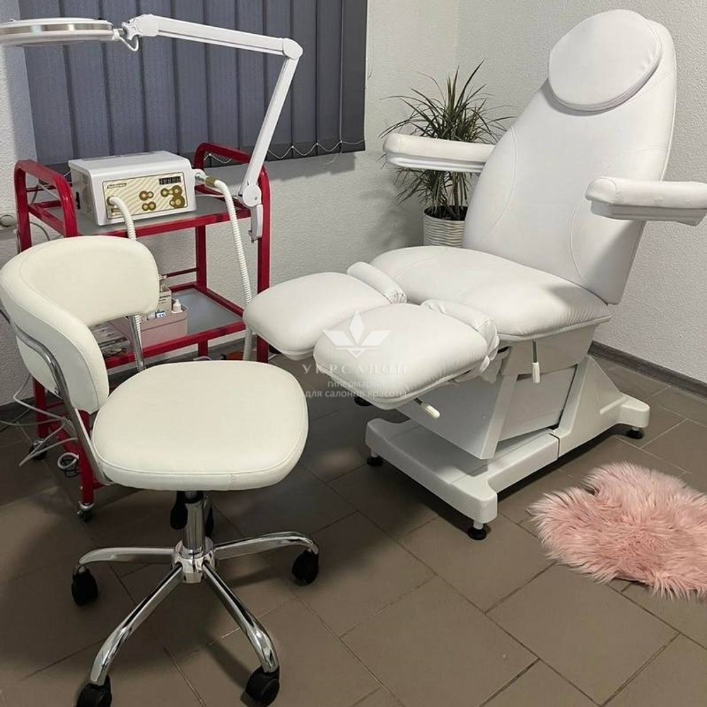 Педикюрное кресло Sillon DBL (3 мотора), белое