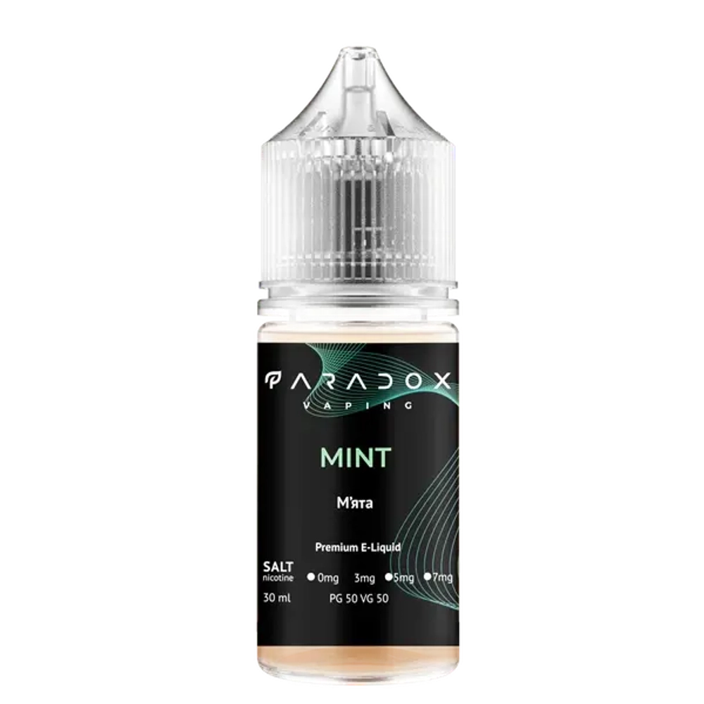 Солевая Жидкость Paradox Mint 30мl