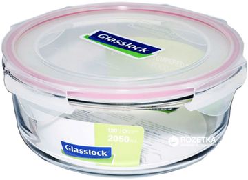 Харчовий контейнер круглий Glasslock 2.09 л (MCCB-205)