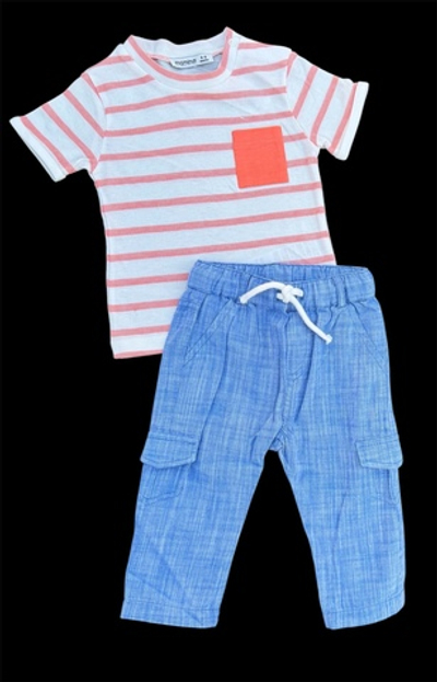 Костюм 2 в 1: футболка, штани, бавовна ТМ "Idilbaby&Mamino"