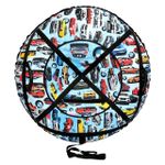 Надувные санки-ватрушки  для катания с горки "BMW" диаметр 100 см. (Оксфорд, ПВХ)