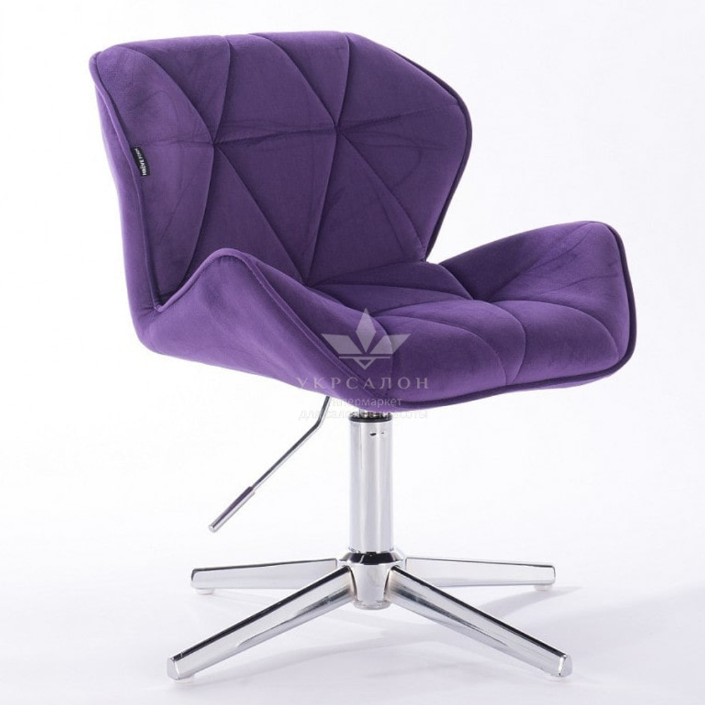 Стільчик клієнта Paris velor cross