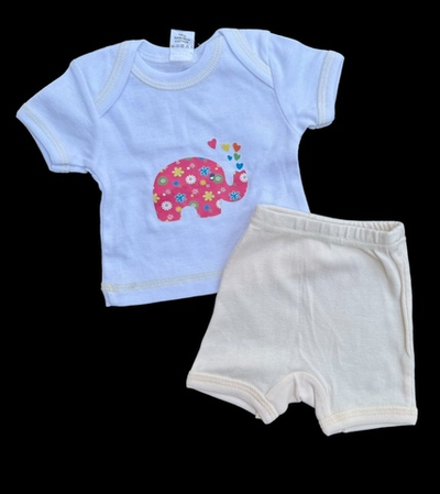 Костюм 2в1: футболка, шорти "Summer", кулір "V-Tex" (56 см)