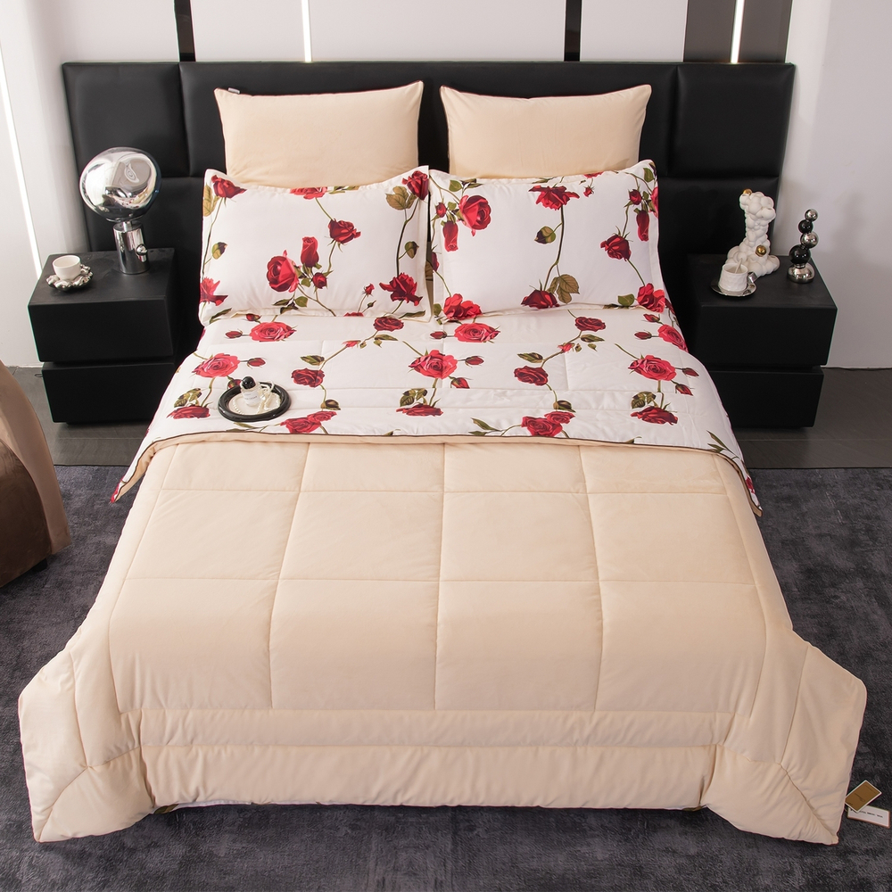 Комплект постельного белья Сатин Velouria Luxe с Одеялом VL015