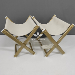 Подставка для сумки на золотых ножках