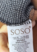 Дитячий комбінезон-ромпер з капюшоном «Star», тринитка (футер) з начосом, ТМ Soso Baby