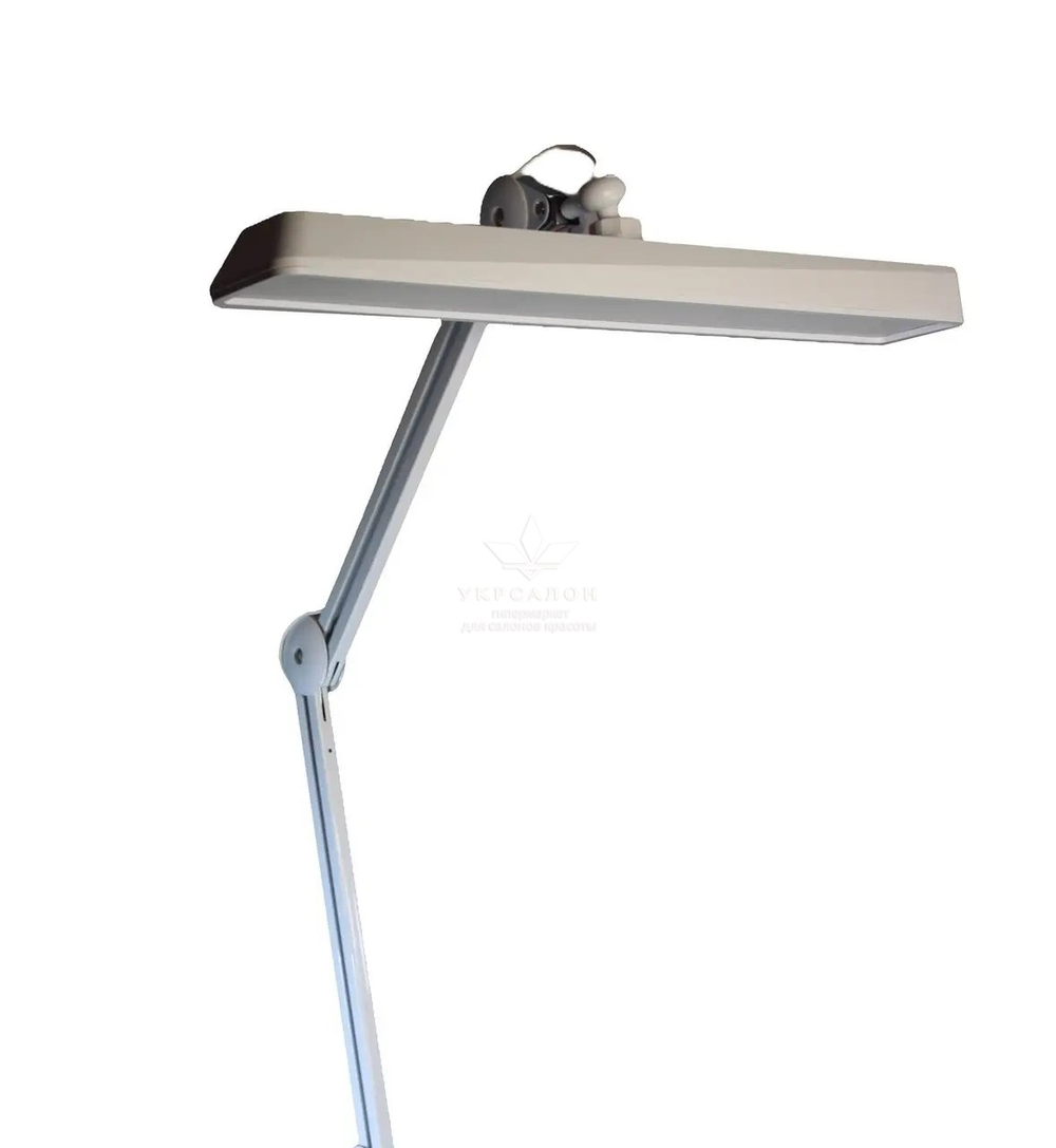 Настольная светодиодная бестеневая Led лампа для бьюти мастера на струбцине KMS-1005 (9501), 30 Вт, белая