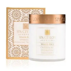 Ночной увлажняющий крем для сухой и чувствительной кожи Белый рис 200 г, SPA Ceylon