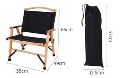 Стул складной походный белый