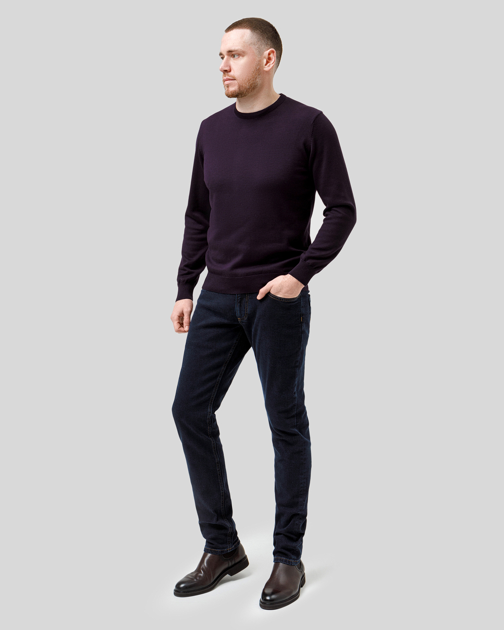 Джинси чоловічі Slim Fit темно-сині (арт. 8862300602)
